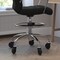 Flash Furniture Black LeatherSoft Drafting Chair with Skate Wheels GO-2286B-BK-RLB-GG - alternate 8